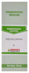 Bakson's Homoeopathy Ipecacuanha Dilution 6 CH