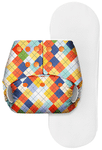 Basic Pocket Diaper with Dry Feel Pad Free Size Geometric