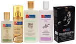 Dr Batra's Combo Pack of Anti-Dandruff Hair Serum 125ml, Dandruff Cleansing Shampoo 100ml, Hair Fall Control Oil 200ml, Conditioner 200ml and Colour Nourish Hair Colour Cream 120gm Black
