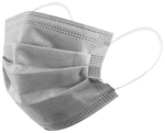 Debonair 3 Ply Protective Face Mask Free Size Grey