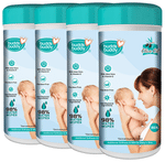 Buddsbuddy Olive Oil Babycare Wet Wipes with Aloe Vera & Vitamin E (80 Each)
