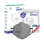 Care View CV1221 N95 with Ear Loops Protective Mask Grey