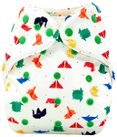 Bumberry Adjustable Reusable Cloth Diaper Cover With 1 Wet Free Insert Origami
