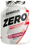Big Muscles Zero Protein Powder 100% Whey Isolate Strawberry & Banana Twirl