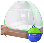 Classic Strong 30GSM Polyster Mosquito Net King Green