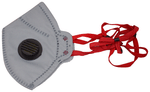 Dominion Care Non Woven 6 Layer Mask with Adjustable Elastic & Nose Pin Grey
