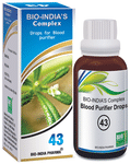 Bio India Complex 43 Blood purifier Drop