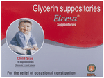 Eleesa Glycerin Child Size Suppository for Constipation Relief