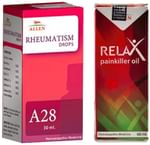 Allen Joint Care Combo Pack of A28 Rheumatism Drop 30ml & Relax Pain Killer Oil 60ml