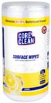 Core Clean Surface Wipes (100 Each) Lemon