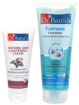 Dr Batra's Combo Pack of Natural Skin Lightening Cream 100gm and Fairness Face Wash 200gm