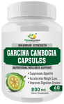Fitness Prime Maximum Strength Garcina Cambogia Nutritional Wellness Support 800mg Capsule