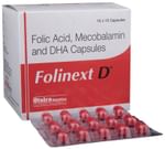 Folinext D Capsule with Folic Acid, Mecobalamin & DHA