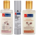 Dr Batra's Combo Pack of Skin Toner 100ml, Skin Fairness Serum 50gm and Natural Cleansing Milk 100ml