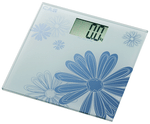 CAS Thick Tempered Glass LCD Display Digital Human Body Weighing Machine Blue