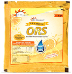 Dr. Morepen Premium ORS Powder | Sachet for Oral Rehydration (21.8gm Each)Flavour Orange