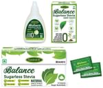 Control D Combo Pack of Balance Sugarless Stevia Sweet Drops 10ml and 50 Sachet