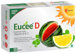 Eucee D with Vitamin D & C for Bones Watermelon Sugar Free for Immunity, Bone, Cartilage, Teeth & Gums Watermelon Tablet