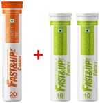 Fast&Up Combo Pack of Charge (20) & 2 Pack of Fortify (10) Effervescent Tablet