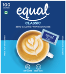 Equal Classic Zero Calorie from Sucralose Sachet (100 Each)