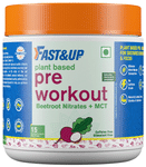 Fast&Up Plant Based Pre Workout with Beetroot Nitrates + MCT, Caffeine Free, Stimulant Free