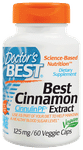 Doctor's Best Cinnamon Extract 125mg Veggie Capsule | For Healthy Blood Sugar Levels