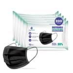 Care View 3 Ply Surgical Disposable Protective Mask (10 Each) Black