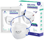 Care View CV1221H N95 FFP2 Certified Headloop with 6 Layers Filtration Protective Mask Universal White