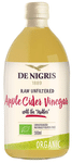 De Nigris Organic Raw Unfiltered Apple Cider Vinegar with the Mother