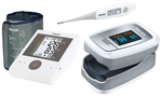 Beurer Combo Pack of BM 28 Blood Pressure Monitor without Adaptor, FT 09 Thermometer & PO 30 Oximeter