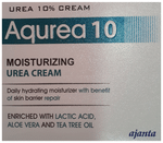 Aqurea 10 Moisturizing Urea Cream with Lactic Acid, Aloe Vera & Tea Tree Oil