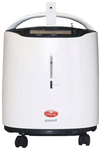 EASYCARE 8F5A Portable Oxygen Concentrator Machine with Remote Control White