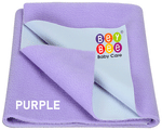 Bey Bee Waterproof Mattress Protector Sheet for Babies and Adults (140cm X 100cm) Large Violet