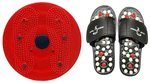 Dominion Care Combo Pack of Accu Paduka Accupressure Massage Slipper and 2in1 Twister