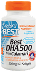 Doctor's Best DHA 500 from Calamari | For Brain & Cardiovascular Health