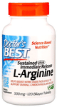Doctor's Best L-Arginine 500mg Bilayer Tablet | Supports Overall Cardiovascular Health
