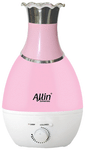 Allin Exporters Ultrasonic Cool Mist Humidifier (2.4Ltr Tank) with LED Night Light Pink