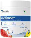 Andme Plant Based Ovaboost Powder Strawberry