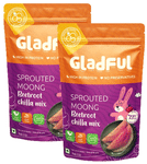 Gladful Sprouted Chilla Mix (200gm Each) Moong Beetroot