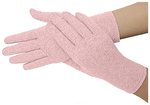Dr. Arthritis Doctor Developed Full Fingered Arthritis Compression Gloves & Doctor Written Handbook Medium Pink