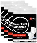 Be Safe Forever Disposable Paper Toilet Seat Cover (10 Each) Black