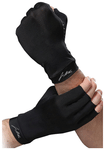 Dr. Arthritis Doctor Developed Premium Copper Arthritis 3/4 Gloves Compression & Doctor Written Handbook Large