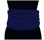 AaraamSek Microwavable Therapeutic Herbal Heating Pad for Waist & Lower Back Pain Navy Blue
