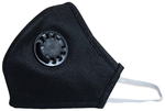 Advind Healthcare Smog Guard N95 Adult Mask with 1 Valve Free Size Black