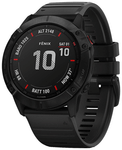 Garmin Fenix 6X Sapphire DLC with Black Band Premium Multisport GPS Smartwatch Carbon Gray
