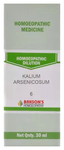 Bakson's Homoeopathy Kalium Arsenicosum Dilution 6 CH