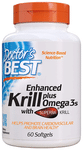 Doctor's Best Enhanced Krill Plus Omega 3s | Softgel for Cardiovascular & Brain Health