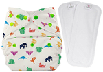 Bumberry Adjustable Reusable Cloth Diaper Cover with 2 Wet Free Insert For Babies Origami