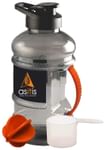 AS-IT-IS Shaker Bottle / Water Bottle 1.5 Litre with Mixer Ball and Scoop BPA Free