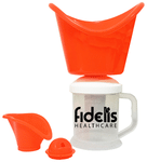 Fidelis Healthcare 3 in 1 Plastic Steam Vaporizer Red